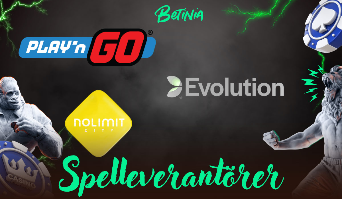 Betinia Spelleverantörer