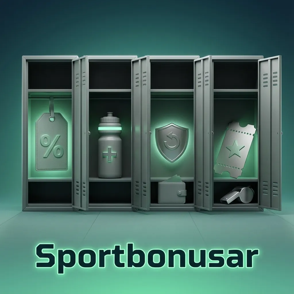 Illustration om sportbonusar: insättningsbonus, freebet-kuponger och försäkrade spel på odds, livebetting och e-sport