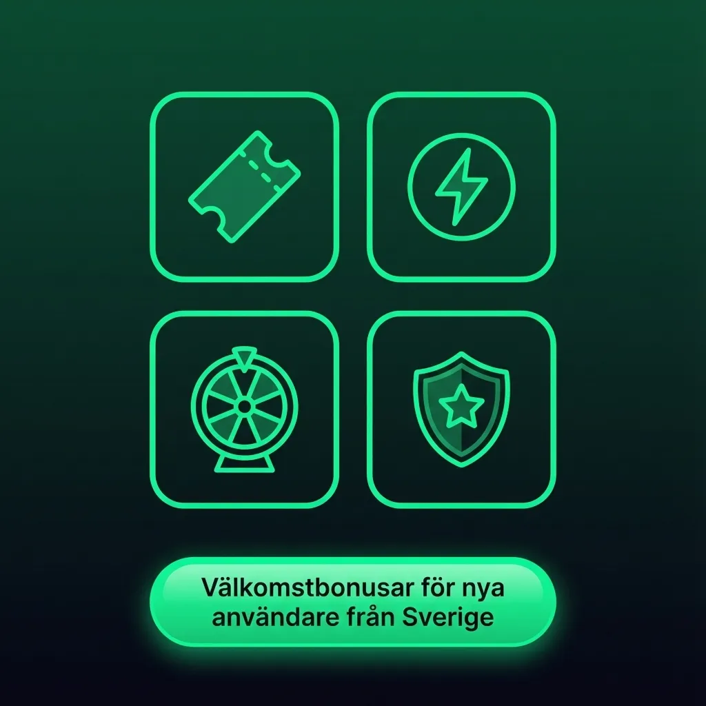 Illustration av svensk välkomstbonus: casinochips, spelkort och odds-kupong med text “upp till 500 % bonus” för nya spelare