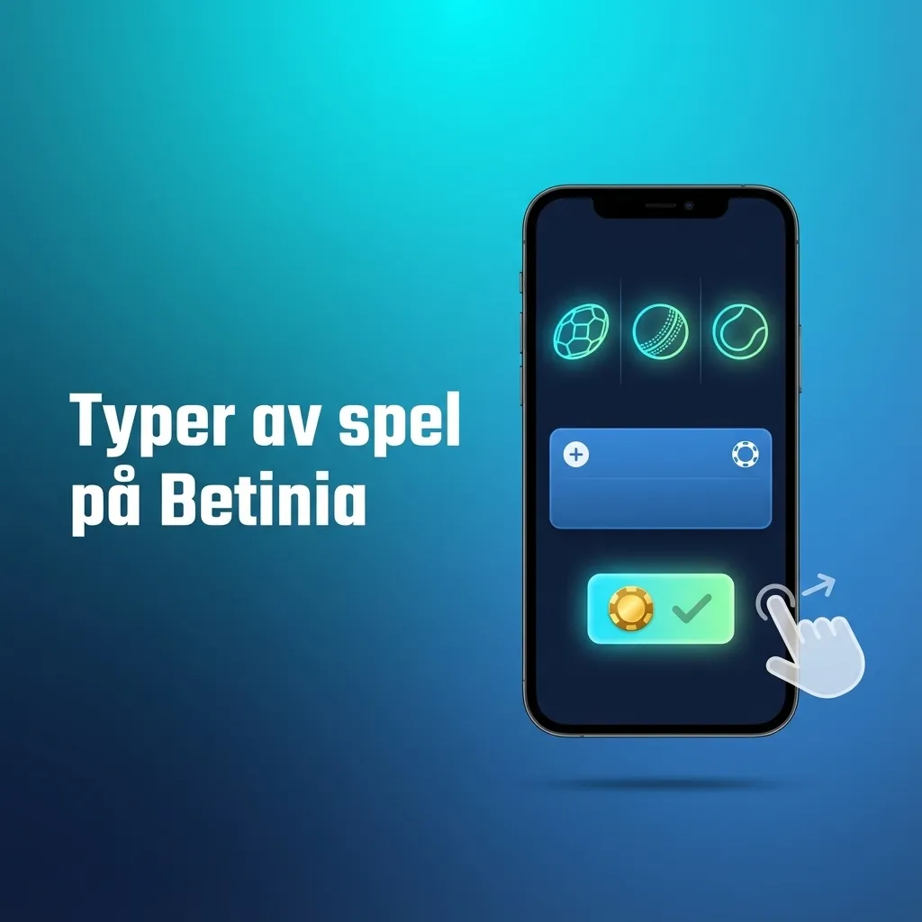 Diagram med tre speltyper på Betinia: singelspel, kombinationsspel och systemspel, med korta förklaringar under varje.