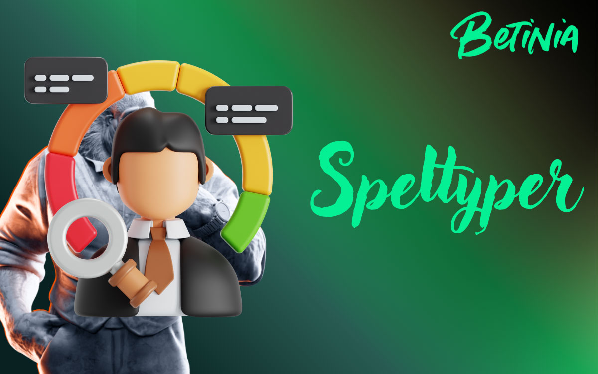 Illustration av Betinia casino med slots, crash-spel, bordsspel, jackpottar, videopoker och skraplotter