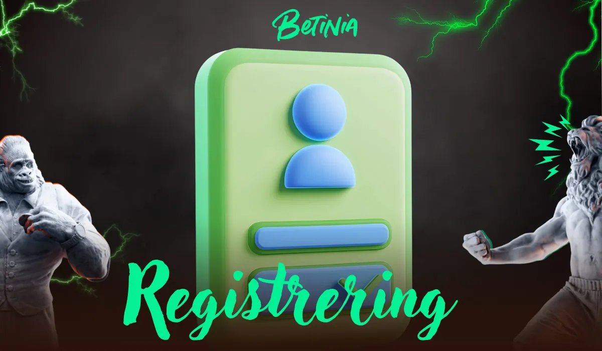 Registrering och Login Betinia